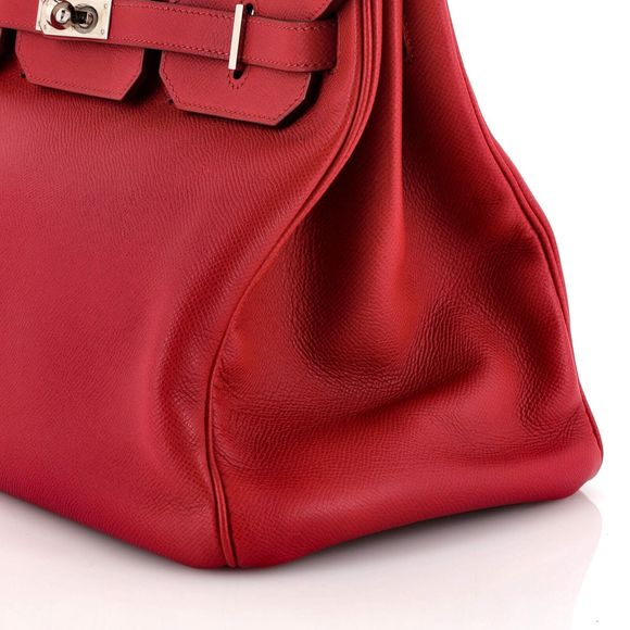 Hermes Birkin Handbag Rubis Epsom With #78159H11B - Picture 9 of 10